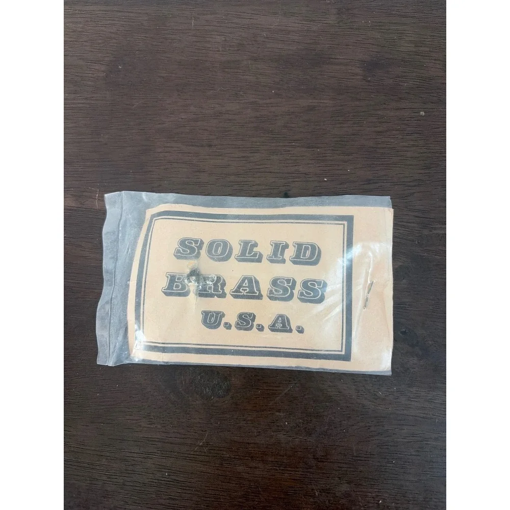 Vintage UCISCO Union Carbide Solid Brass Belt Buckle Semi Truck Tanker USA New